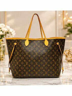 Authentic Louis Vuitton Neverfull GM Monogram Tote Bag LV Large Shoulder Bag